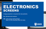 Electronics screens sign