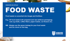 Food waste sign