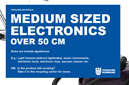 Medium sized electronics sign
