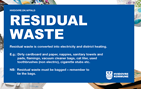 Residual waste sign